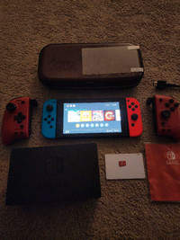 Nintendo Switch with 2 games