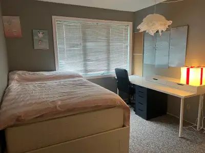 If you see this ad, rooms are available. Recently renovated (IKEA furnished) Master Bedroom and Two...