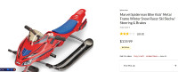 Snow sled / luge a neige snow mobile Marvel Spiderman edition