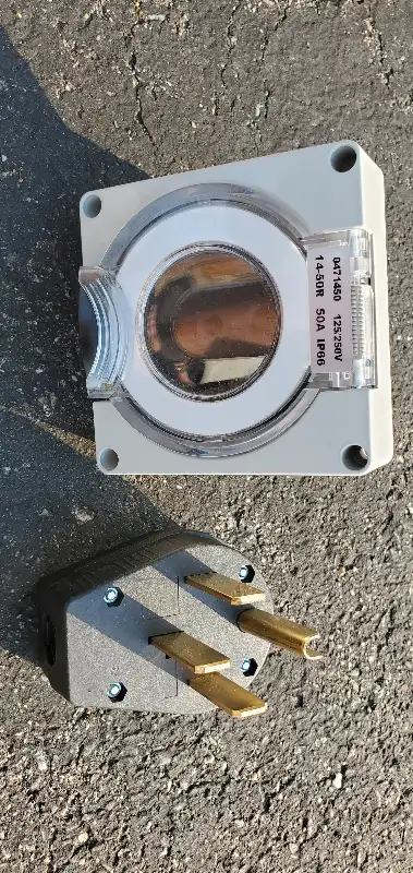 50Amp Power Outlet 125/250Volt Receptacle waterproof Cover, View more