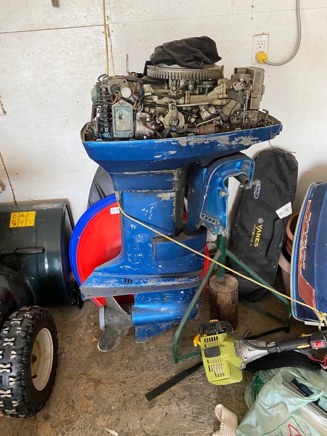 1972 Evinrude 50hp outboard motor Powerboats & Motorboats Cornwall