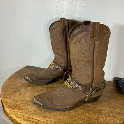 Cowboy leather boots / homme, View more