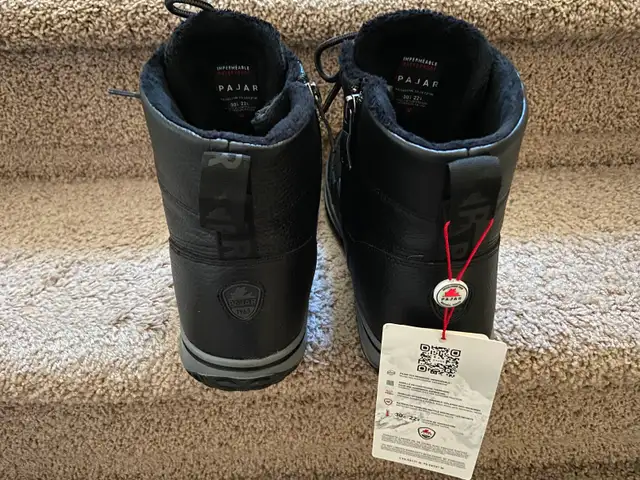 Brand New Men’s Pajar Leather Winter Boots in Men's Shoes in Calgary - Image 6