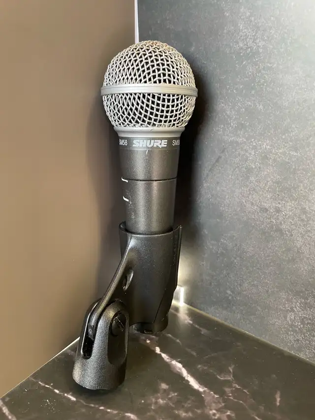 SHURE SM58 MIC W/CLIP in Pro Audio & Recording Equipment in City of Toronto - Image 2