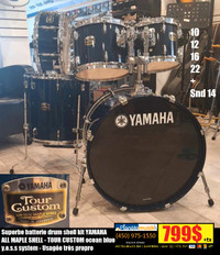 SUPERBE batterie drum shell kit MAPLE SHELL YAMAHA Tour custom