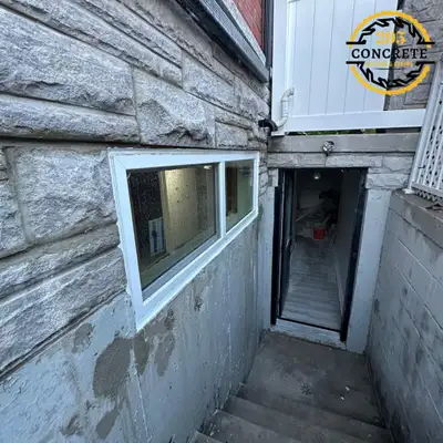 BASEMENT SEPERATE ENTRANCE DOOR-BELOW GRADE  289.470.1337, View more
