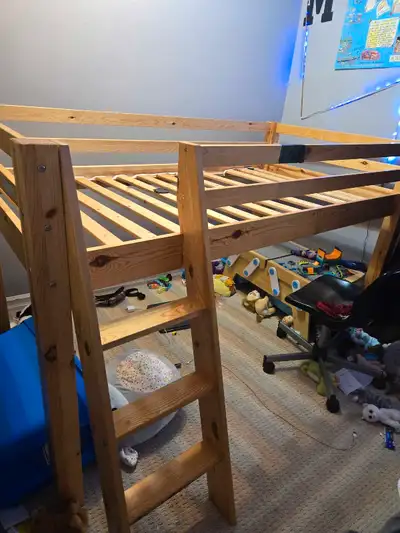 bunk style ikea real wood bedframe, View more