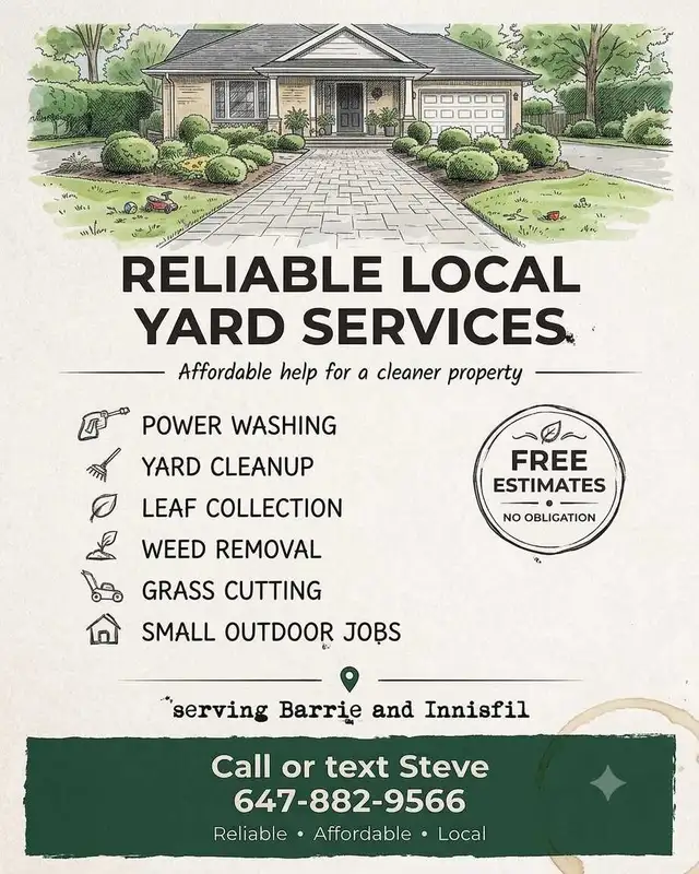 Yard Care & Cleanup - Innisfil/Barrie