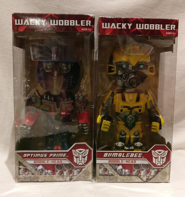 Optimus Prime and Bumblebee Bobble-Head Wacky Wobbler in Toys & Games in Markham / York Region