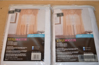 NEW 2 PACKS OF STYLEMASTER 60 X 95 WHITE ELEGANCE PANEL