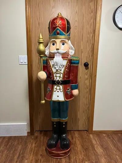 Five foot tall Christmas Nutcracker, View more