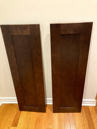 New hardwood cabinet doors portes d'armoire cuisine bois franc