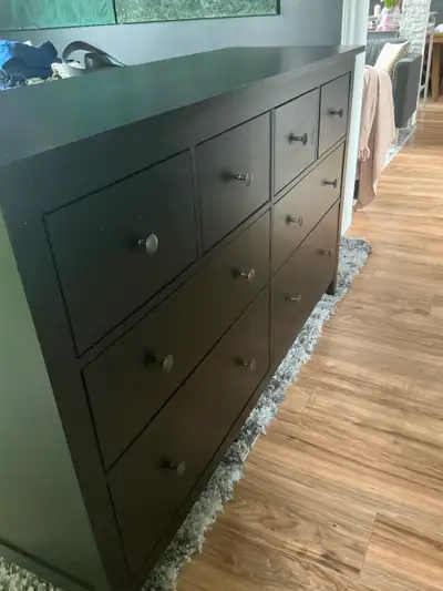 Hemnes Black Brown dresser, View more