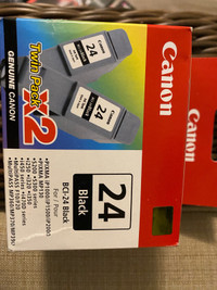 Canon bci24 black ink cartridges new