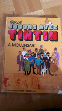 BD Jouons avec Tintin à Moulinsart