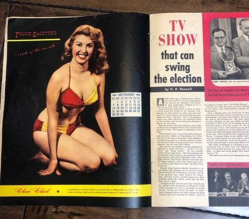 1952 September Police Gazette Rocky Marciano Joe Louis Boxing in Arts & Collectibles in Burnaby/New Westminster - Image 2