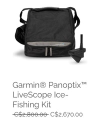 Garmin® Panoptix™ LiveScope Ice-Fishing Kit