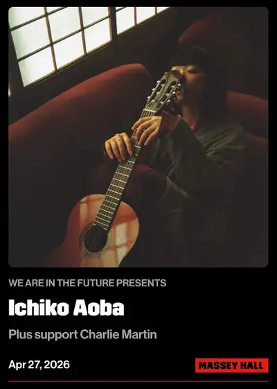 Ichiko Aoba Toronto – Front Row (A23) – Massey Hall, View more