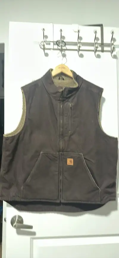 XL Carhartt Sherpa Lined Vest, View more