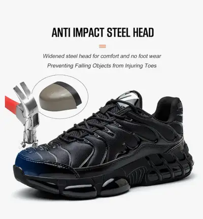 Steel Toe Shoes for Men Lightweight puncture proof, View more