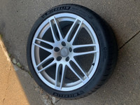 19" Factory Audi wheels c/w Michelin Pilot Sport 4 S tires