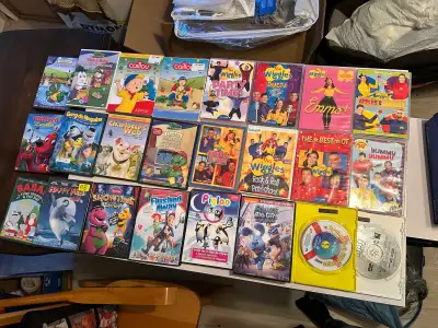 Kids DVD’S 1$ each