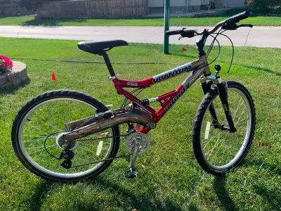 Infinity dual suspension mountain bike, View more