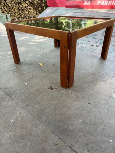 Mid Century Canadian Teak And Glass Coffee Table, View more