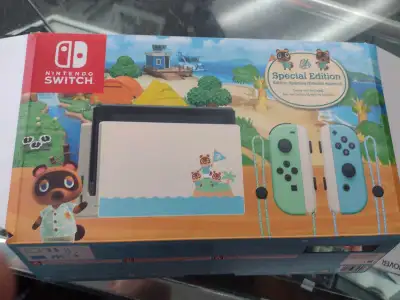 Nintendo switch spécial édition dans la boîte état neuf, View more