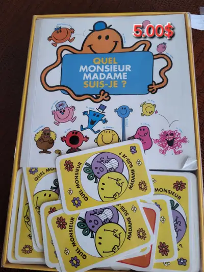GAME QUEL MONSIEUR 5.00$, View more