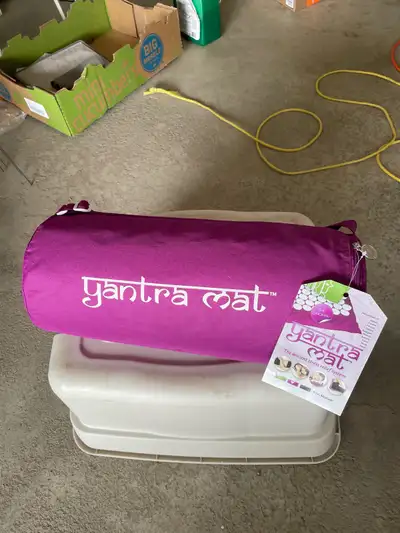 This magenta Yantra Mat is designed to stimulate pressure points and promote relaxation. This mat is...