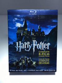 HARRY POTTER BLURAY ALL 8 FILMS  SEALED BRAND NEW