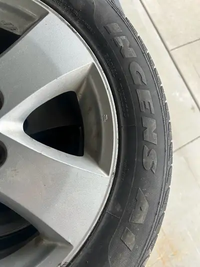 Ballanced. 2 different rims.