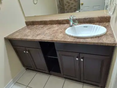 57" BATHROOM VANITY, View more
