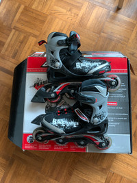  Roller blades Youth + protection pads