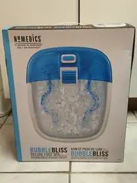 HoMedics Bubble Bliss Deluxe Foot Spa with Heat