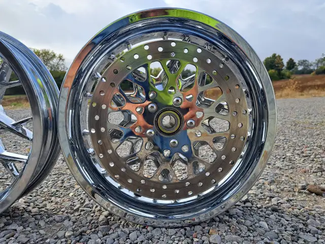 Cast aluminum wheels for Harley-Davidson Heritage in Street, Cruisers & Choppers in Oshawa / Durham Region - Image 9
