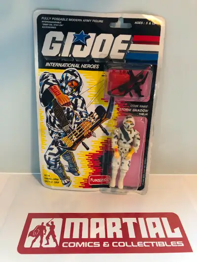 For sale: G.I. Joe Storm Shadow V2 1988 version done for Funskool in 1995. MOC. The card shows some...