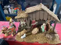 Christmas advent scene