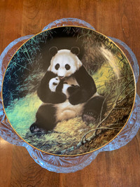 “The Panda” Collectible Plate, Numbered, by Bradex, Vintage,1988