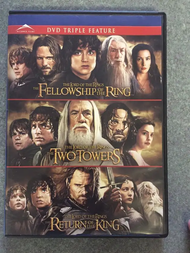 The Lord of the Rings Complete Trilogy 1 2 3  DVD EUC 63347536954881120