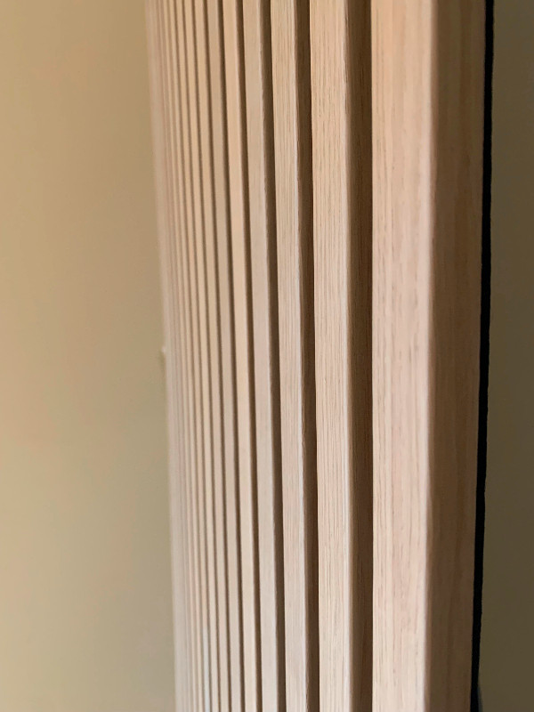Warm Oak Acoustic Wood Slat Panel - Triple-Sided Real Wood in Home Décor & Accents in St. Catharines - Image 2