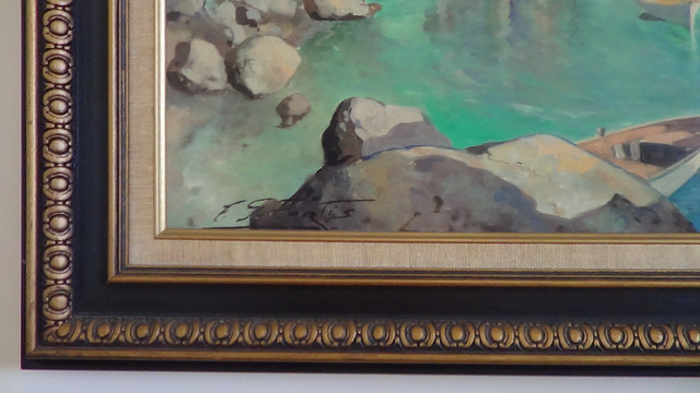 Peinture originale d’Italie – Capri dans Art et objets de collection  à Longueuil/Rive Sud - Image 3