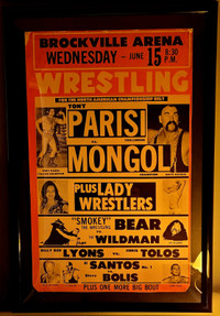 Wrestling posters