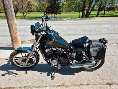 First year of the Shadow. Includes: solo seat, saddlebags, highway pegs, LED lighting, new battery a...