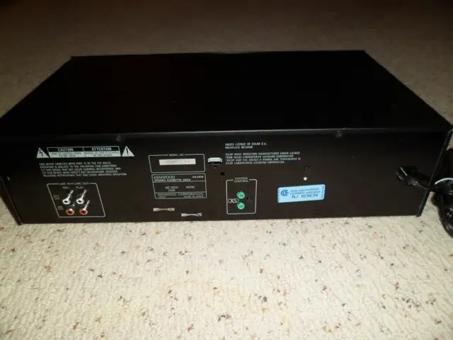 KENWOOD KX-69W Double Stereo Cassette Deck player TESTED WORKING in General Electronics in Markham / York Region - Image 5