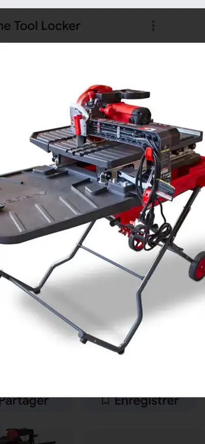 Ruby wet saw 10 inches, View more