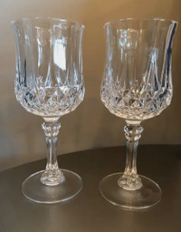 Set of 2 Genuine Crystal Wine Glasses