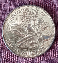 Bronze Death Valley, CA Souvenir Coin Travel Token