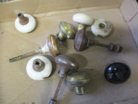 BOX OF OLD PRE 1920 DOOR KNOBS $2.00 EACH MANY IN STOCK CRAFTS